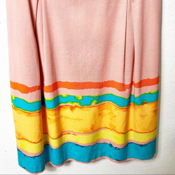 ANTHROPOLOGIE TRACY REESE PAINTERLY PLEATED WOMEN DRESS SIZE 12 BRAND NEW - Picture 4 of 7